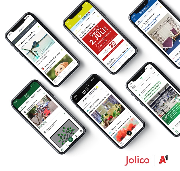 Apps für Städte, Gemeinden und Regionen von Jolioo - einfache Vernetzung und digitale Kommunikation von Kommunen