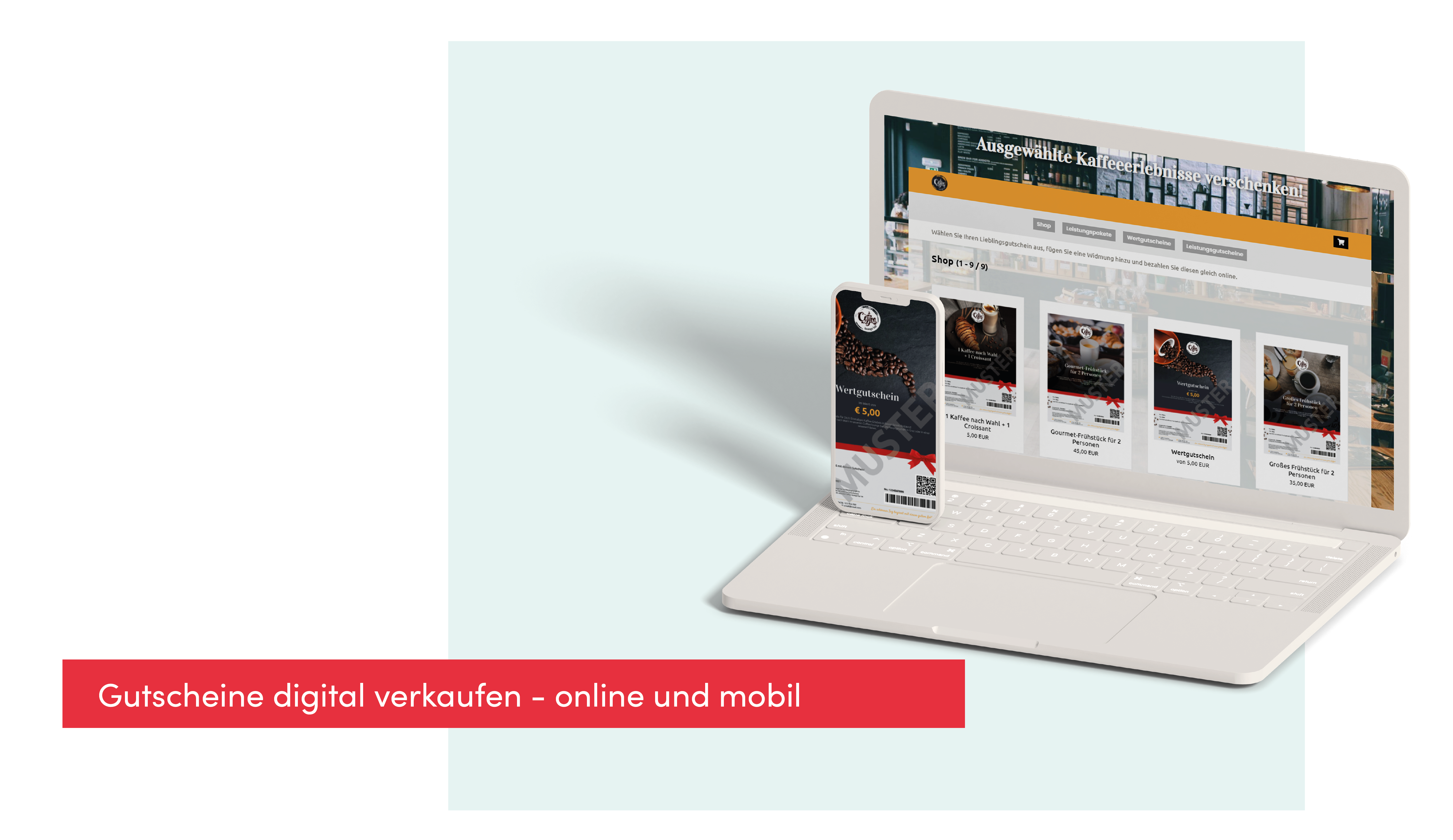 Digitaler Gutscheinverkauf mit Jolioo: online und mobil, mit eigener Mobile App