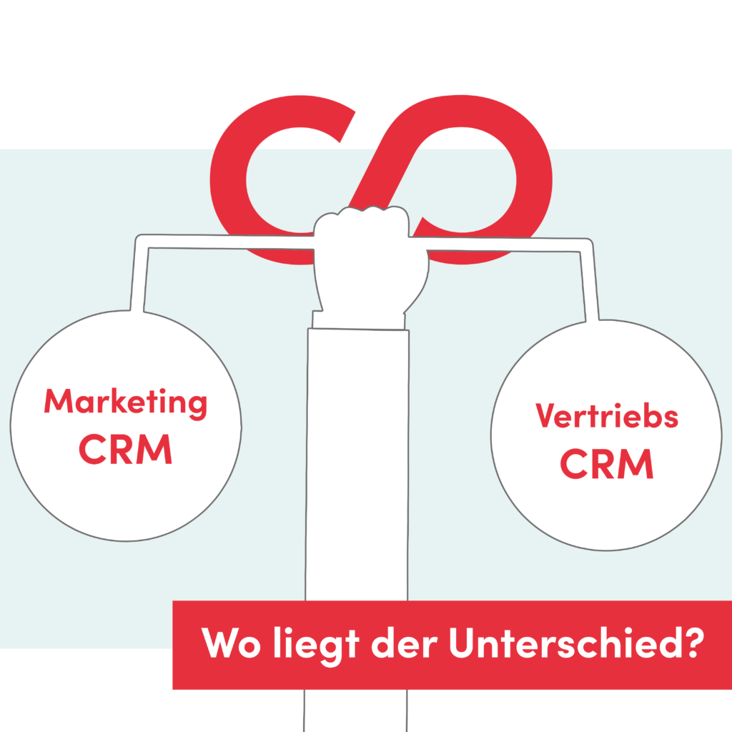 Marketing CRM vs. Vertriebs CRM - wo liegt der Unterschied?